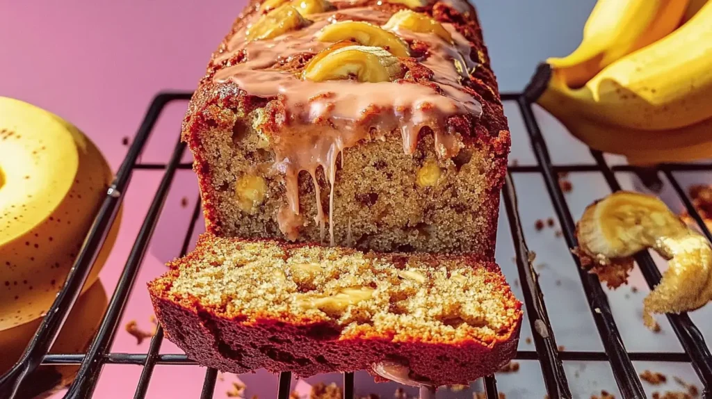 Fage banana bread served with Greek yogurt and honey